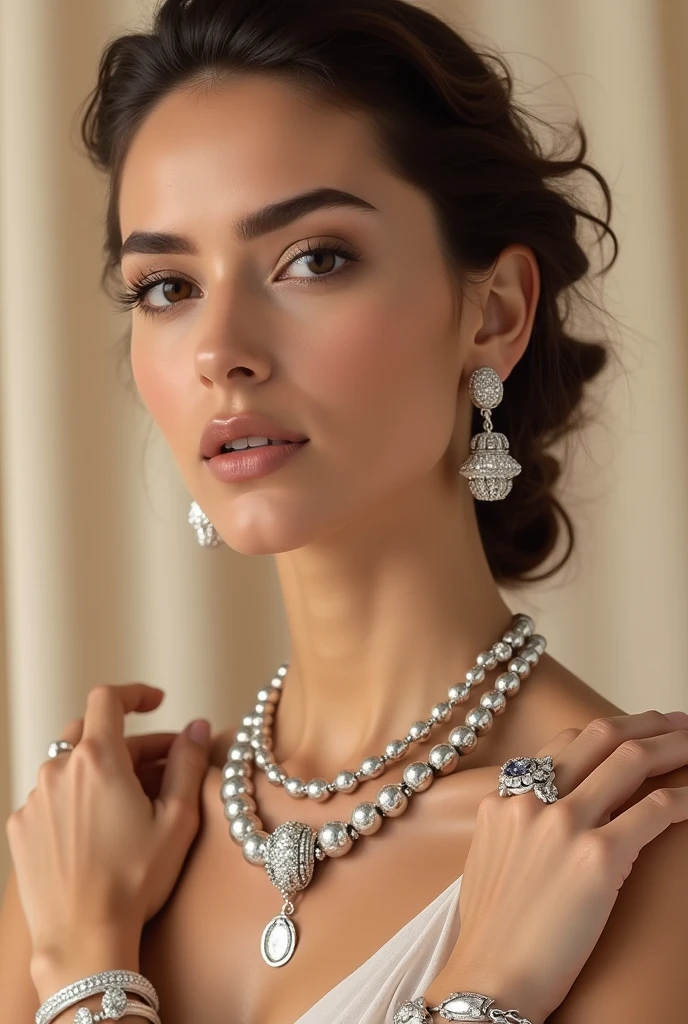 A marketing image of Lumina jewelry