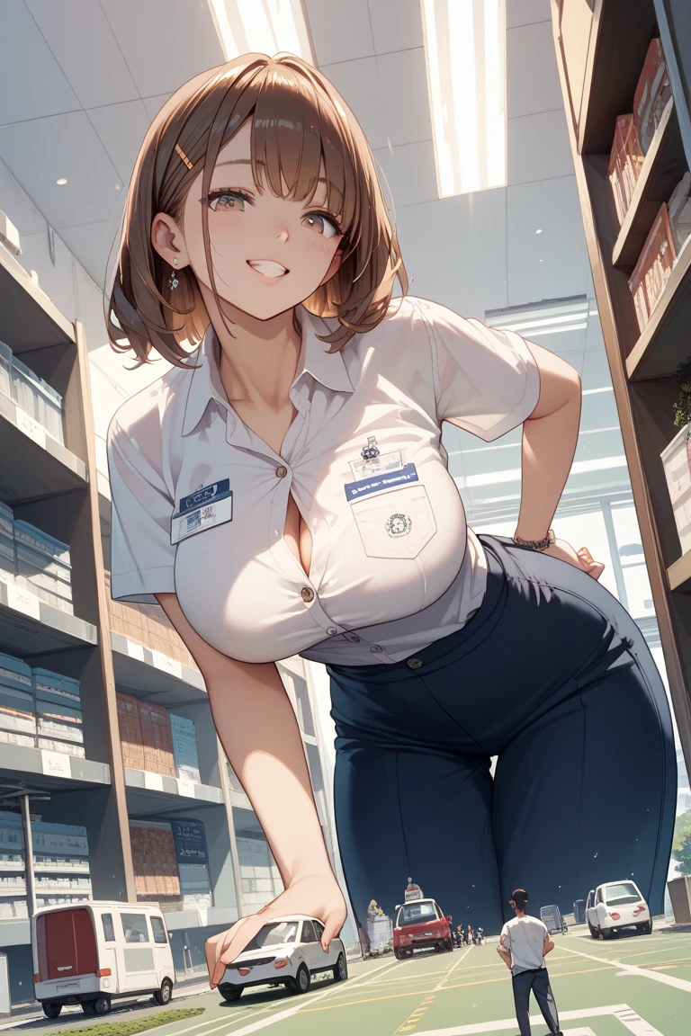 ((最high quality, 8K, masterpiece)), high resolution、(high quality: 1.5)、Very detailed、Delicate face、Vibrant colors、Natural light、Fine particles、Colored eyes、Pretty Face、非常にDelicate faceのテクスチャの女性,masterpiece, 最high quality, Delicate and beautiful eyes,最high quality、Best image quality、masterpiece、gentlemen.々hairstyle,girl,so beautiful、(NUDE:1.3)、Smile,masterpiece、最high quality、so beautiful,panties shot,high resolution,Mature woman,Nameplate,Medical records,(extremely clean),Nurse,Nurse,Nurseキャップ,Doctor,1 person,Clear,Production,(Hospital),(Smile)、Smile,(masterpiece:1.2)、(最high quality:1.2)、Latest in Glowing Skin