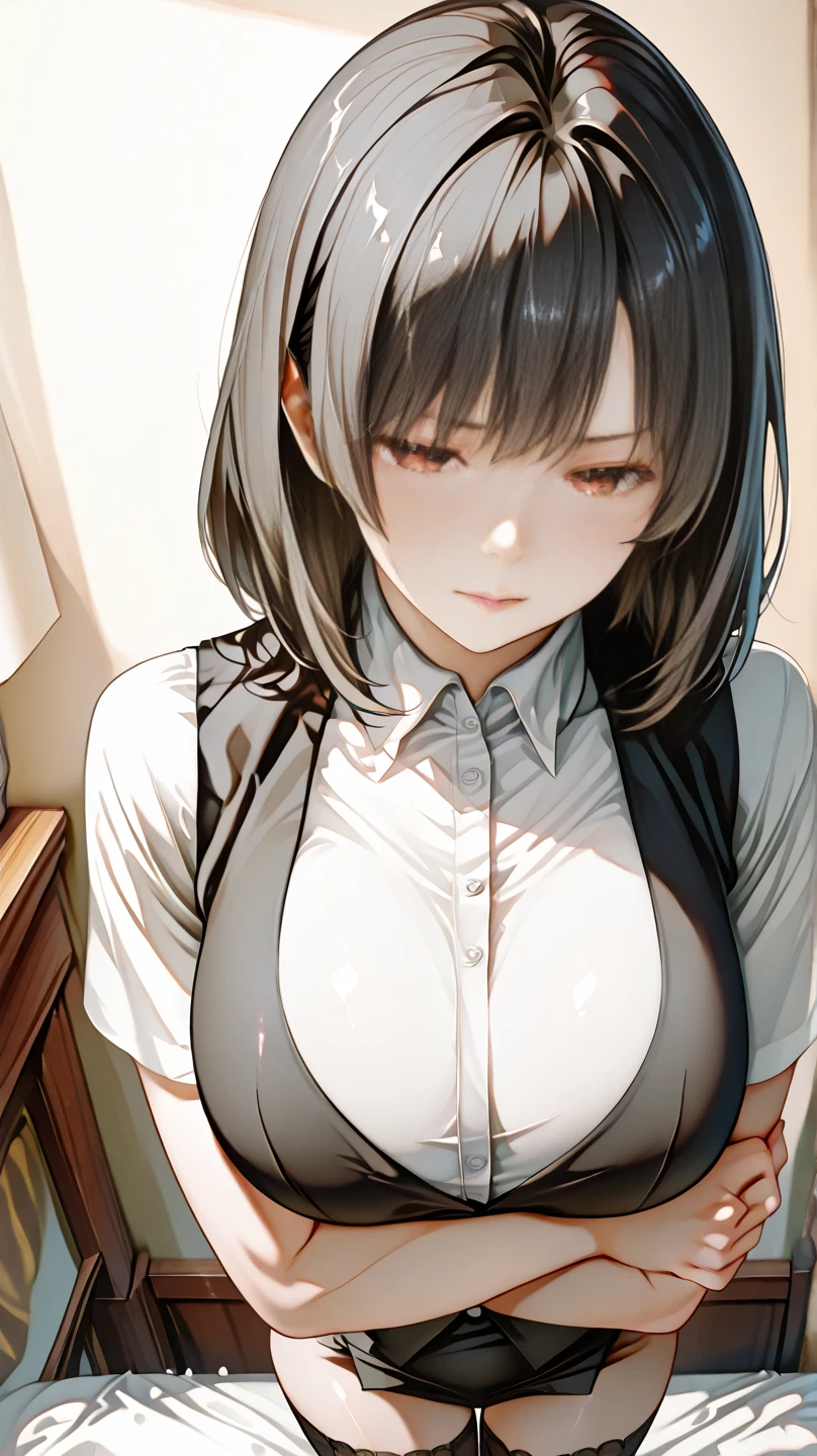 ((perfect anatomy:1.2,realistic:1.3,RAW Photography:1.3,masterpiece、highest quality、Ultra - High resolution、High resolution、Highly detailed CG、8K)),cowboy shot,
1 female,solo,18-year-old、High school girl beautiful girl,Japanese,((beautiful detailed face and eyes:1.2,big gorgeous eyes:1.3,)),slender body,small head:1.3,skinny,
(Clear skin、oily skin,gleaming skin,shiny skin,sweat:1.2),(school uniform、White shirt、pleats mini skirt),standing,dirty back alley、at night、dark entrance、(((Big Breasts、Big cleavage)))、sexy、((steam,sweat,Vulgarity))、
((orgasm open door way:1.5))