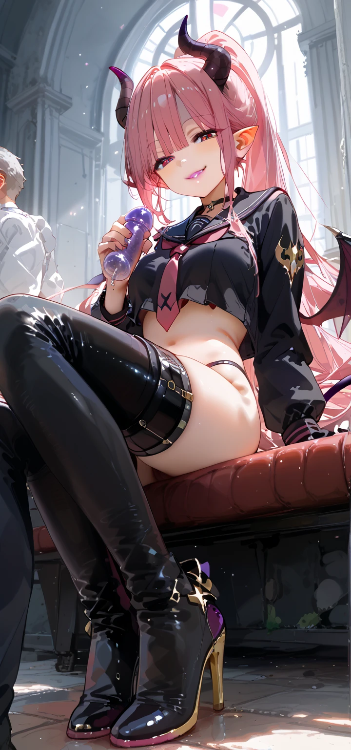 White liquid all over the body、Show the soles of your feet、Sprawl、Sole of one's feet、M-shaped legs、Yogurt for the whole body、 woman opening legaster piece、1人、独奏、Braids、Torn clothes、handcuffs、Chains at the ankles、One navel、Tearack arms:1.2)、Shibari、chains、heart shaped pupils、Hand flail、Flail、Ruined toilet、Pink panties、whiteshirt、Black tie