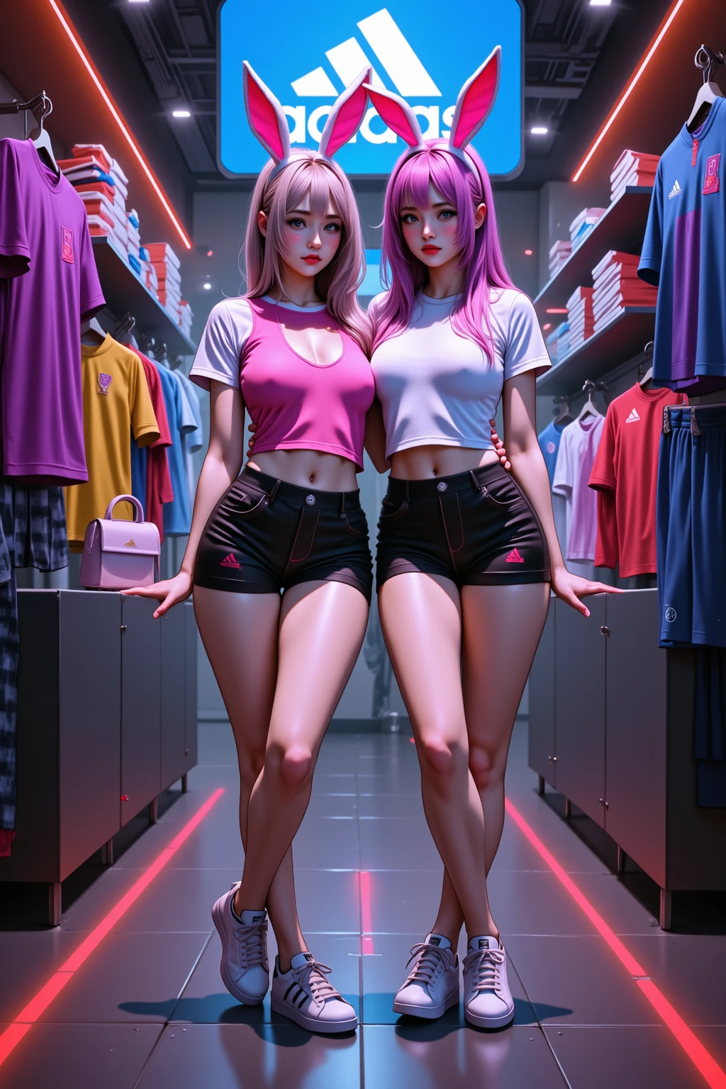 araffe with purple hair and a purple bra top posing for a picture, cyberpunk 2 0 y. o model girl, female cyberpunk anime girl, dreamy cyberpunk girl, cyberpunk anime girl, hyper-realistic cyberpunk style, cyberpunk beautiful girl, cyberpunk art ultrarealistic 8k, cyberpunk vibe, muted cyberpunk style, cyberpunk vibes, in cyberpunk style, cyberpunk style color