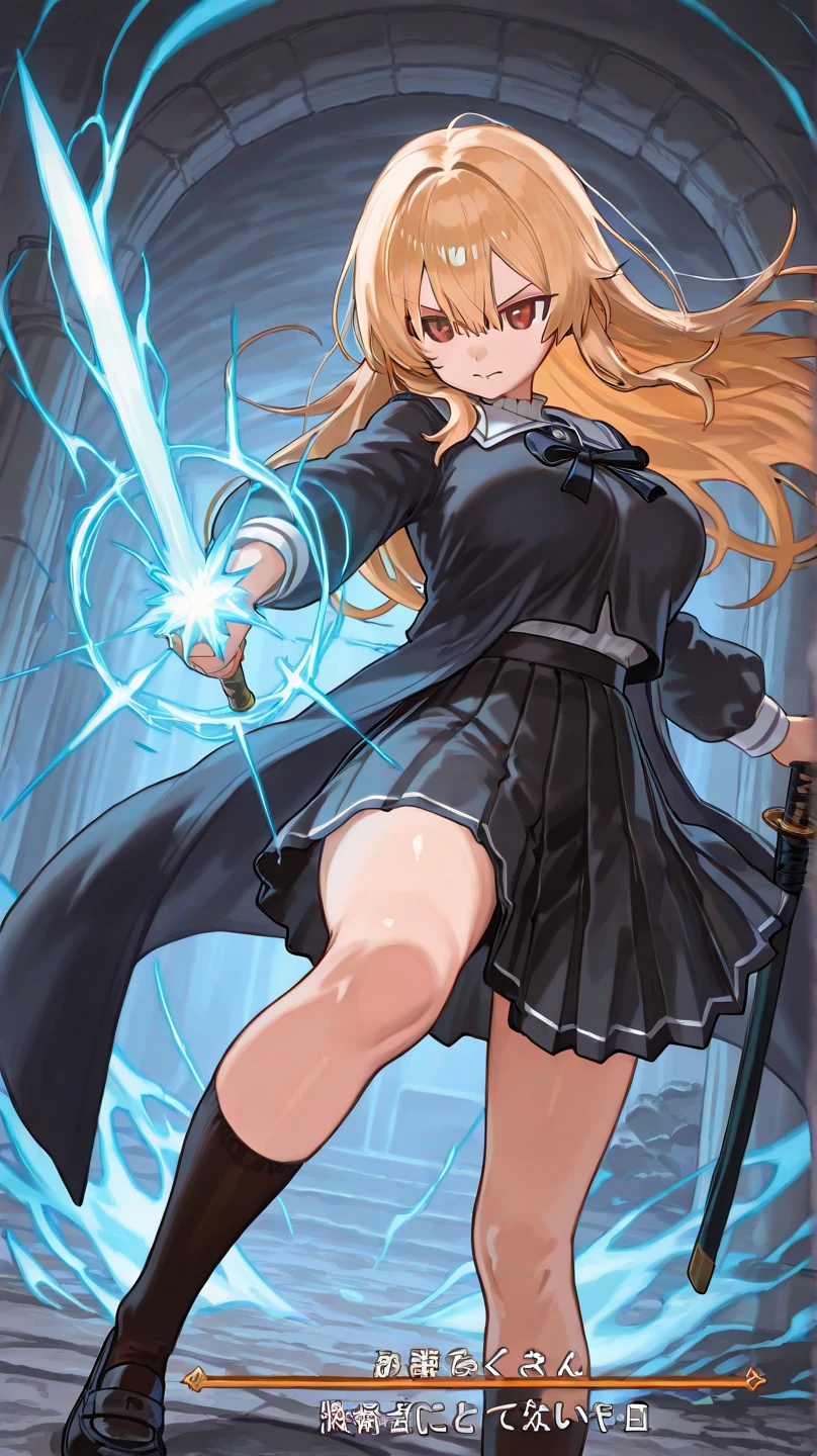 1 masterpiece, full details, 4k quality, 1 girl, mature woman, magic girl, solo, , perfect face, the most beautiful girl of the world, ((full body)), ((standing)), big breast, heavy breast, standing , ((trembling)), glasses, knee high boots, leg warmers, ((high waisted skirt)), ((pencil_skirt)), ((bikini top only)), tight black bikini top, black sailor collar, black sailor collar), ((black thigh-high stockings)), blue scarf, boots, , green skirt, green heels boots, sleeves past wrists, puffy sleeves, ((long jacket)), open jacket, heart shaped pupils, long blonde hair, curly hair, big hair drill, smile, ((simple_background)), white_background, alone background, anime style.