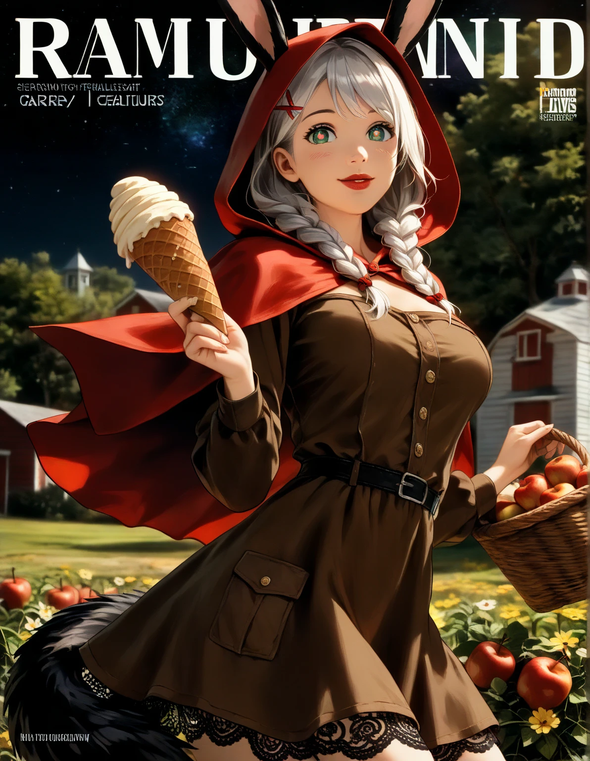 realistic face features, realistic body proportions, 1 girl, cute face, chubby body, hair scarf, floral dress, in agricultural land, detailed agricultural land, full body view, horny, orgasm face, hand on ass, mud dripping from dress, (((mud dripping from crotch))), mud stain on dress, ((dirty crotch)),