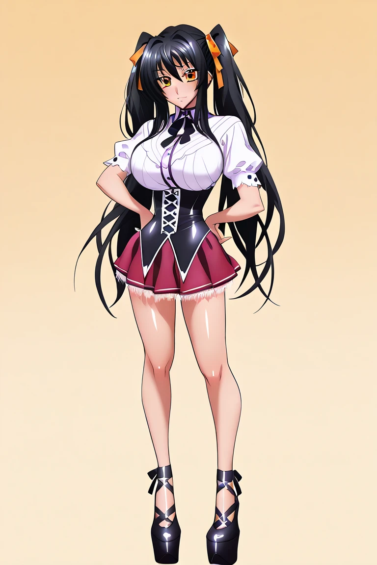 Black Hair、black eye、Expressionless、Long Hair、、High resolution、masterpiece、High resolution、highest quality、Detailed face、Anime Moe Art Style、Cowboy Shot、Skirt Lift、Self Lift、Plush panties、lingerie、Outdoor、field、belly button