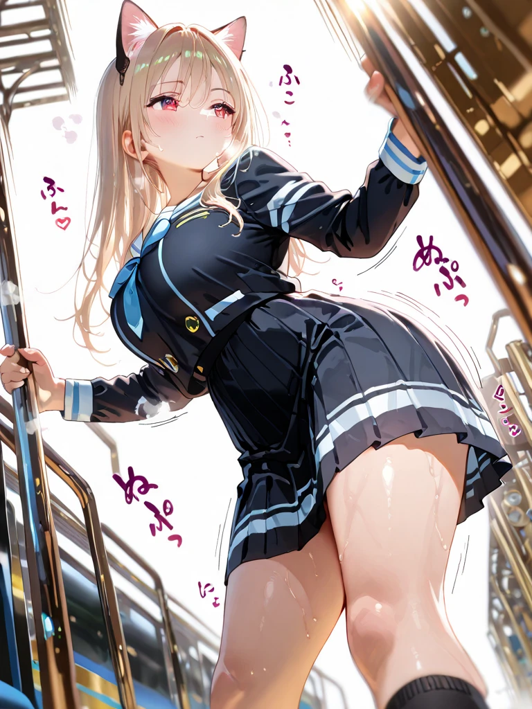 sv1,masterpiece:1.2, high quality, very_high_resolution, large_filesize, full color,(nsfw:1.1), (photorealistic:1.4),(peek from below:1.7), (from behind),(looking back),(sailor senshi uniform costume:1.5),(see white panty from miniskirt:1.4),(Hands bound, rope,tied wrist:1.9, arms up,),japanese,slender abs:1.3, 20 year old, sweated:1.7, ((1girls solo:1.3)), (beautifull cute face), ultra-detailed face, (anger:1.2),(sad:1.3),(closed eyes),((open mouth:1.2)),(screaming:1.3),(furrowed thin brow:1.3),(cry:1.2),(blush),white skin, dark blue eyes, ((black long hair)), (stage background),cowboy shot,