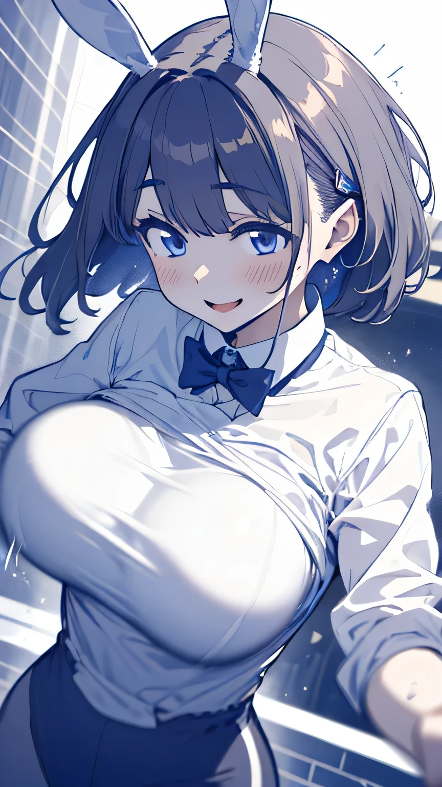 Beautiful girl with big breasts in a sailor suit --auto