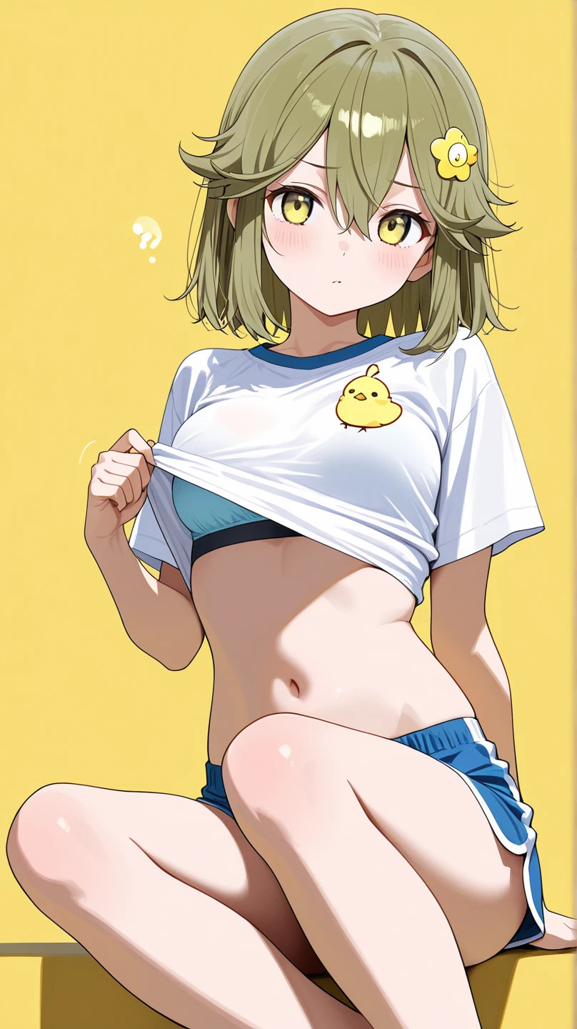masterpiece, best quality, High resolution, b1, Hair Bun,Brown hair, black eyes, White pantyhose, Raglan sleeves, shirt, 乳首がshirtから透けて見える、pink ribbon, watch, Standing, Cowboy shooting, site, Monster Ball \(basic\), Grin、(Rosa_Pokémon)、(((From the lower thigh)))、sit on face、我手里拿着大腿Monster Ball、(((The opening of your legs)))、underwear,乳首がshirtから透けて見える、乳首がshirtから透けて見える、Fleshy,Broken hair in the ears,short hair,View from below,Pussy crack,Thick thighs,Cunt hair,Place your hands on your inner thighs,Wet underwear,Bun cunt
