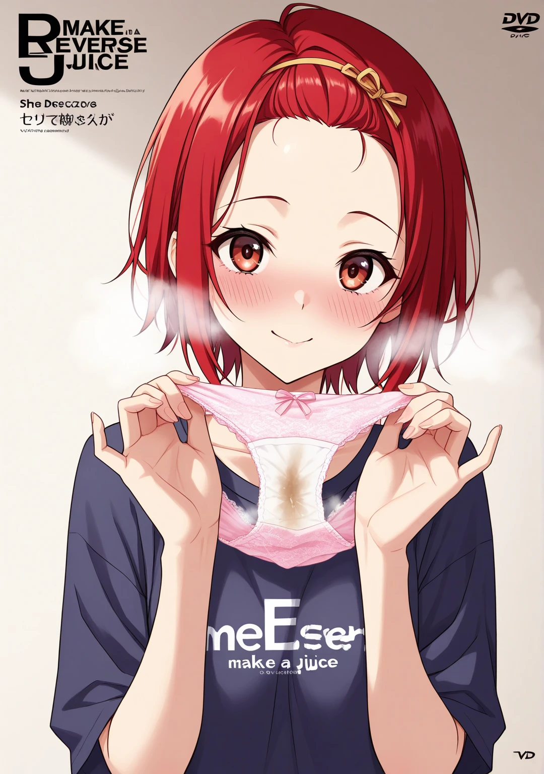masterpeace, best quality, (magazine cover), lineart, colorful, 1girl, 15yo girl, naked, small breast, (spread legs), (floral panties), naked breast, nipple, vibrant colors, Volumetric Lighting, Best Shadows, Shallow Depth of Field, (Highest Quality, Amazing Details:1.25), Brilliant Colorful Paintings,