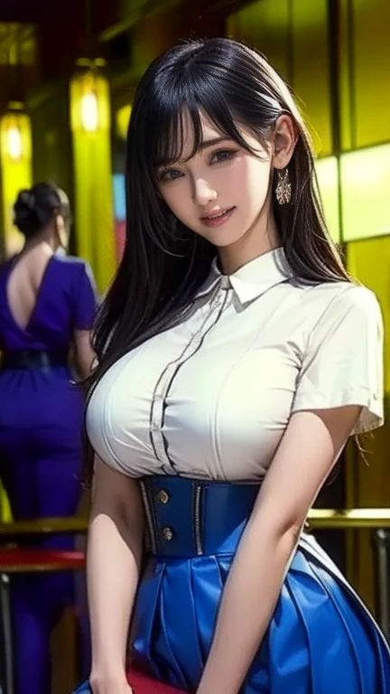(((photorealistic))),(((muste piece))),(((best quality))),(((High resolution))),(((8KThen))),((real skin)),(cinematic lighting),((real human-like images)),(((Japan women))),sit on the bench,solo,27 years old,((huge boobs:1.5)),((cleavage:1.5)),((White Front Opening Shirt:1.5)),unbuttoned shirt,(not wearing a bra:1.75)),A smile,((dark blue mini skirt:1.5)),hot spring town at night,((The front of my clothes is fluttering:1.5)),unparalleled beauty,extraordinary sexy beauty,(Beautiful body like a model),((open legs:1.5)),(((Skirt flip)))
