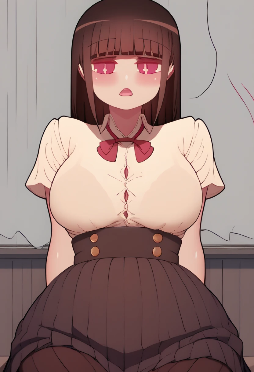 (masterpiece, best quality) (((8K best quality))), ((Intricate details)) ((blush)),wet, Sweating, White skin, Red hair, Short Wavy Hair, Freckles, ((Submissive eyes)),, NSFW clothing, ((A messy bedroom)), Short skirt, fishnet thighhighs,, beautiful clothes, Perspective material, Linen clothes, Strike a pose, , Thick thighs, wet clothes, See through clothes, stocking, ((( Thin waist))), Aerial View, Throw, High Angle, , cute blush face, Open your thighs, Put your hands behind your back, Big breasts