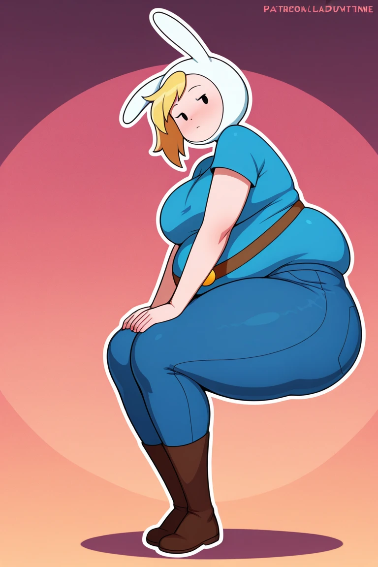 ((masterpiece, best quality)),(complex light), 1girl, solo, full body, Lana Loud, overalls, red headwear, big butt