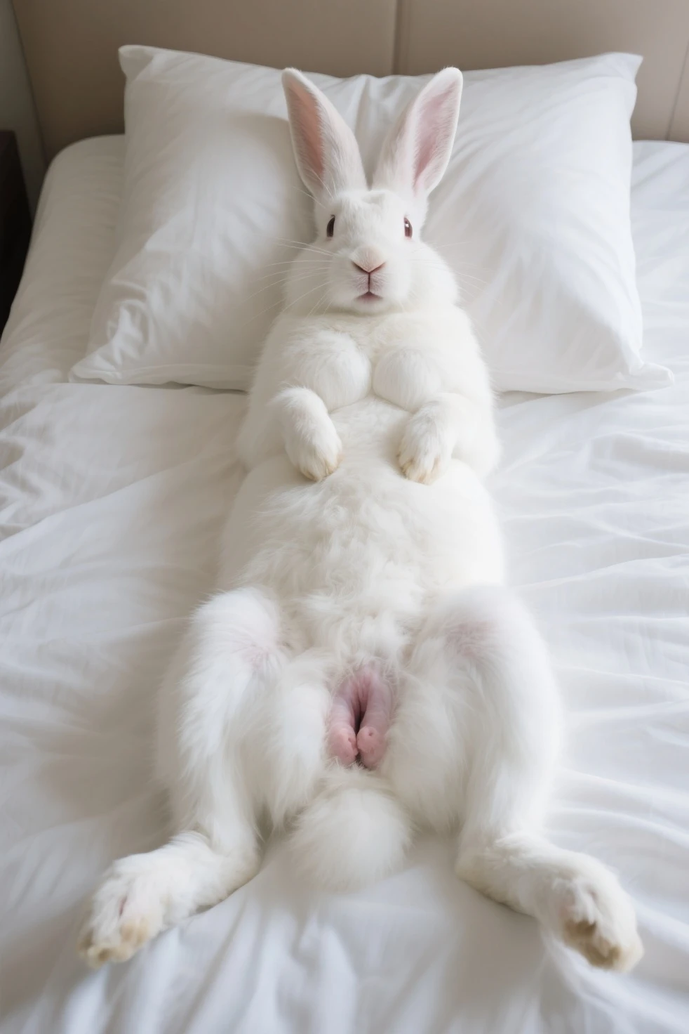 High dynamic range, vivid, rich details, clear shadows and highlights, realistic, intense, enhanced contrast, highly detailed . magnificent, Watership_Down, Bigwig, mane, hard cock, balls, laying_down, feral, rabbit, feet raised, ass presenting, anus, gaping anus, pleasure