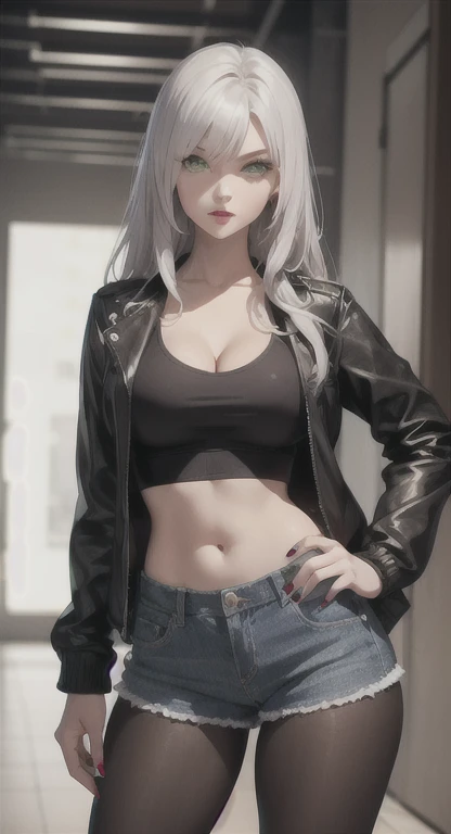 chica anime con pecho grande posando frente a un edificio, Chica perfecta de pelo blanco, seductora chica de anime, Atractiva chica de anime, hermosa chica de anime, Chica anime, Estilo anime 4K, Render fotorrealista de Anime Girl, Hermosa y seductora mujer de anime, Anime style. 8k, Arte de anime digital, pelo blanco, Fondo de pantalla de anime 4k, Chicas de anime, Hermosa mujer anime