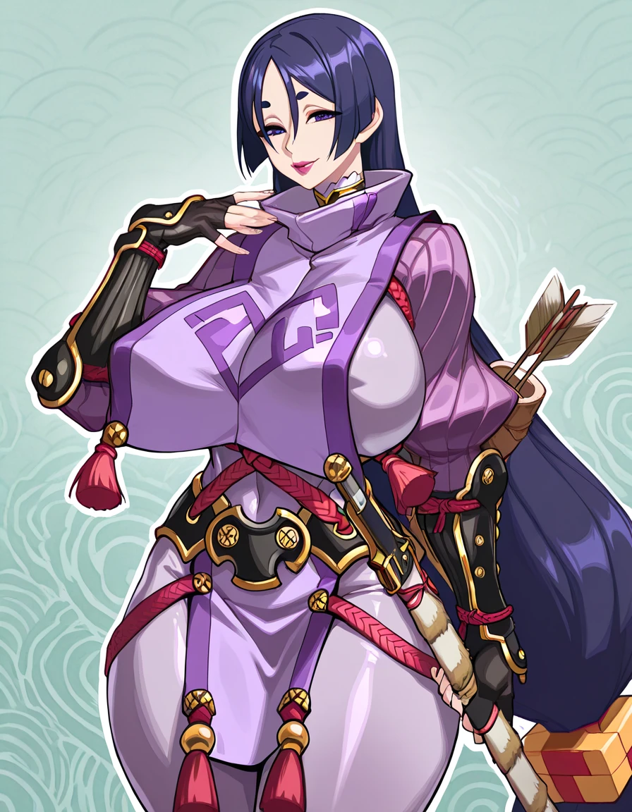 ahegao,(belt:0.7),(blush:0.5),bracelet,brown eyes,brown hair,dark skin,(hair over eyes:0.5),huge breasts,huge nipples,large areolae,long hair,(makeup:0.8),navel,(nude:0.5),purple eyes,(star (symbol):0.2),steaming body,sweat,thighs,((topless)),(veins:0.5),(masterpiece:1.2),best quality,highres,extremely detailed CG,perfect lighting,8k wallpaper,standing,(<lora:ggbh926>),white background,