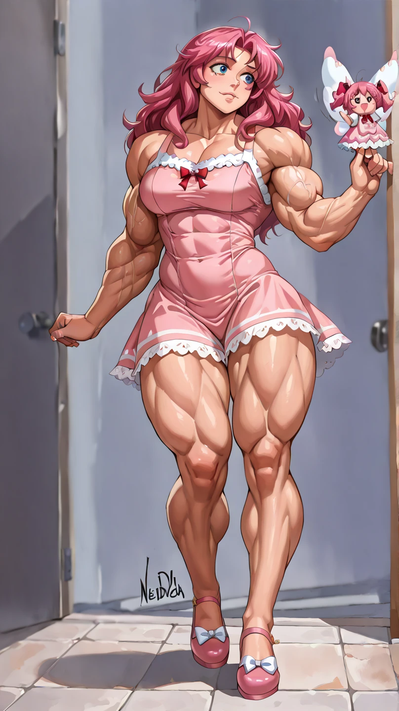 ((bloodstains)), ((respingos de bloodstains)), ((bloodstains nas roupas)), ((mancha de bloodstains)), hospital, (nurse uniform), (has an electric saw), (zombie's), absurderes, foto RAW, extremely delicate and beautiful, Masterpiece artwork, muscular woman, Aparencia Sakura Haruno, extremamente musculosa extremely large physique, extremely muscular legs, extremely muscular arms, Sakura Haruno from Naruto,extremely large physique, very muscular,best qualityer, ultra-high resolution, 32k, hyper realist, ultra-detailed, Detailed Description, skin fair, 20 year, crying mole, 耳环, Colossal, short medium hair, wavyhair, evil smile, full body shot, sakura haruno, bloodstains, muito bloodstains, putting your foot on someone, putting your leg on top of a person , stepping on a person ,
