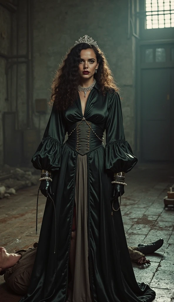um close up de uma mulher em um vestido vermelho segurando um ventilador, pintura realista da mulher espanhola, devotion to the scarlet woman, as a tarot card, A Rainha Vermelha, tarot cards characters, Pedro Kemp, No estilo de Anne Stokes, fantasy style clothing, rainhas marroquinas ny, roupas arcanas principais, persephone as goddess of death, Roupa de bruxa
