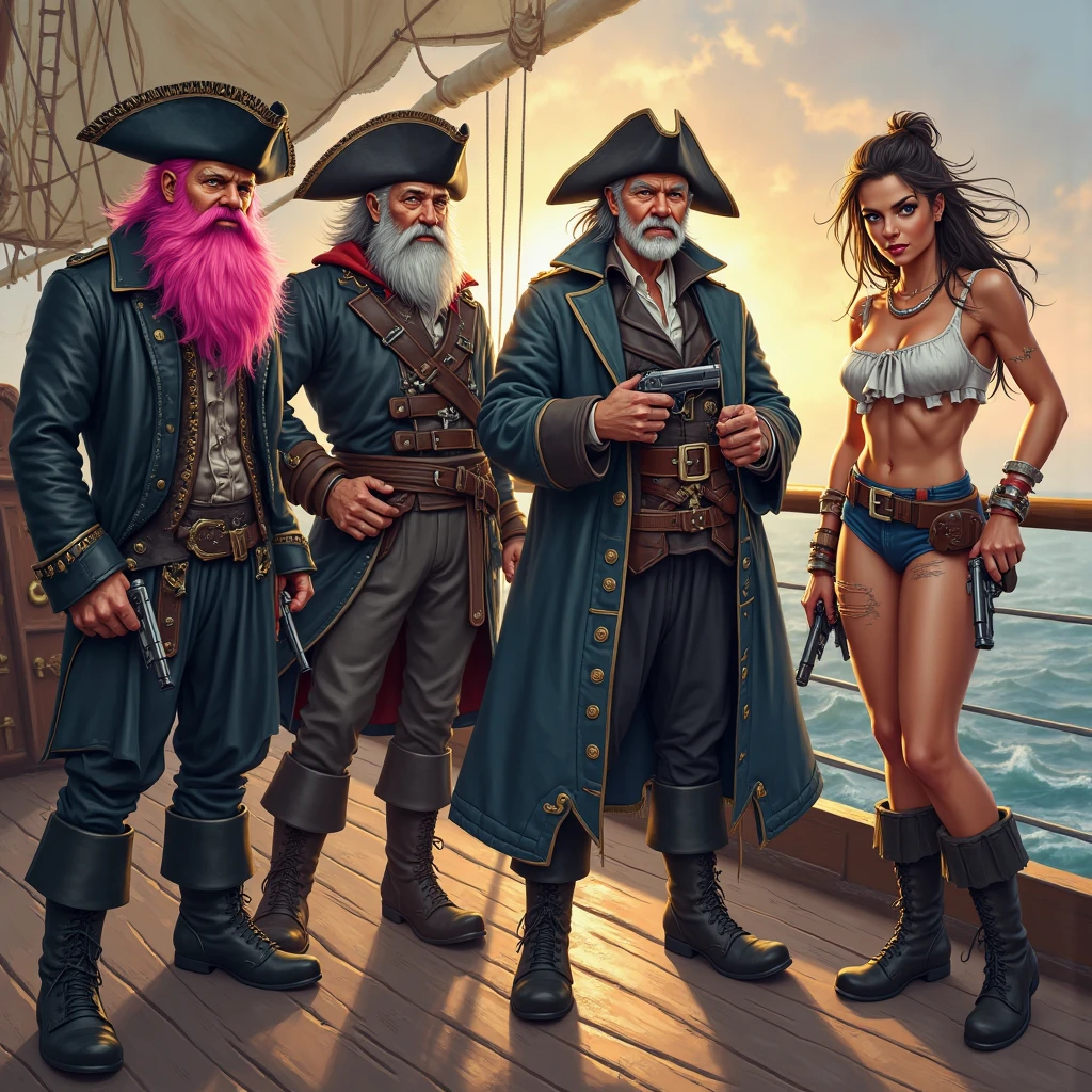 ((1 man and a group of ugly pirate NPCS - a young adult pirate boy wearing erotic pirate clothes is being stripped and sexually touched by a group of ugly group of men bastard pirates who are fingering his pussy)), ((gangbang)), ((yaoi hentai)), ((fingering cuntboy:0.3)), ((inspired by Ppata’s yaoi comics)), ((1 young man being humped by a group of ugly pirate NPCs “bend your ass over, you are our slave now!”)), ((begging)), ((well drawn group sex poses:0.2)), ((big very thick veiny cocks:0.2)), ((well drawn fingering of wet pussy:0.2)), ((well drawn detailed faces)), (bukkake), ((butt cheeks slapping)), ((fingering his wet pussy)), ((fingering from behind)),