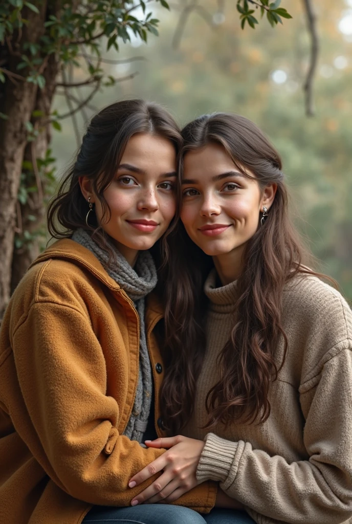 2heads, two headed girl, age 25, pretty, brunette, pale skin,