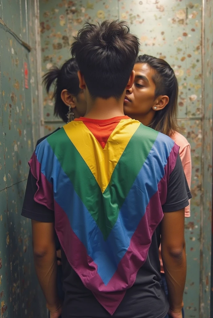 Transgender gay boys huging