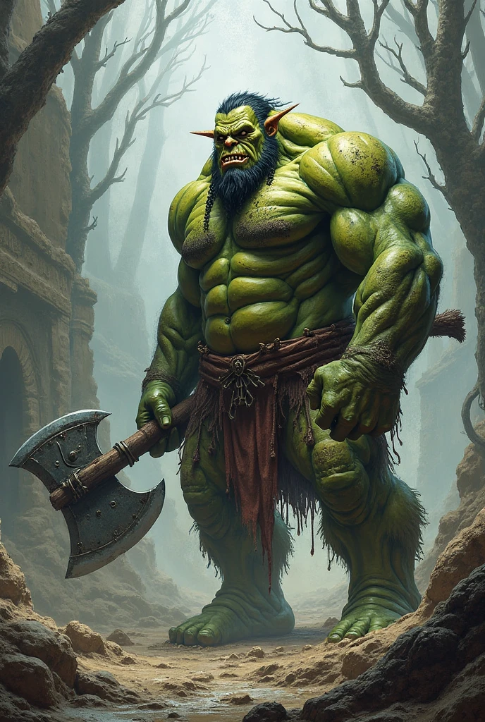 (1 orc (wearing a big (long (sword)): 1.9): 1.3), (heavy metal), (rusted), (insanely detailed), (highest quality, Alessandro Casagrande, Greg Rutkowski, Sally Mann, concept art, 4k), (analog:1.2), (high sharpness), (painting:1.1), (digital painting:1.1), Masterpiece, best quality, (highly detailed photo:1.1), 8k, photorealistic, By jeremy mann, by sandra chevrier, by maciej kuciara, sharp, (perfect body:1.1), realistic, real shadow, 3d, (by Michelangelo)