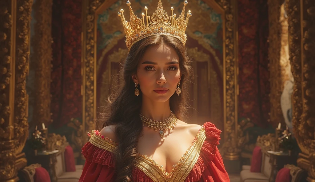 Realistic anime queen jack and kings with empire clothes