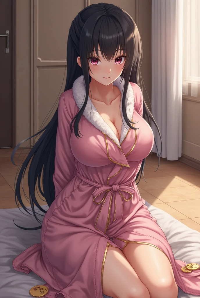 Japanese beautiful girl child Age: 12 yukata tatami Lying on your back Eros Beautiful breasts Beautiful Skin topless Black hair bow hair