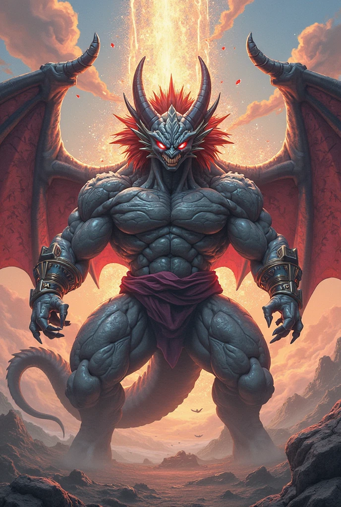Typhon, (a monstrous giant), (Greek Mythology), (legs are snakes), dragon, man, beast
