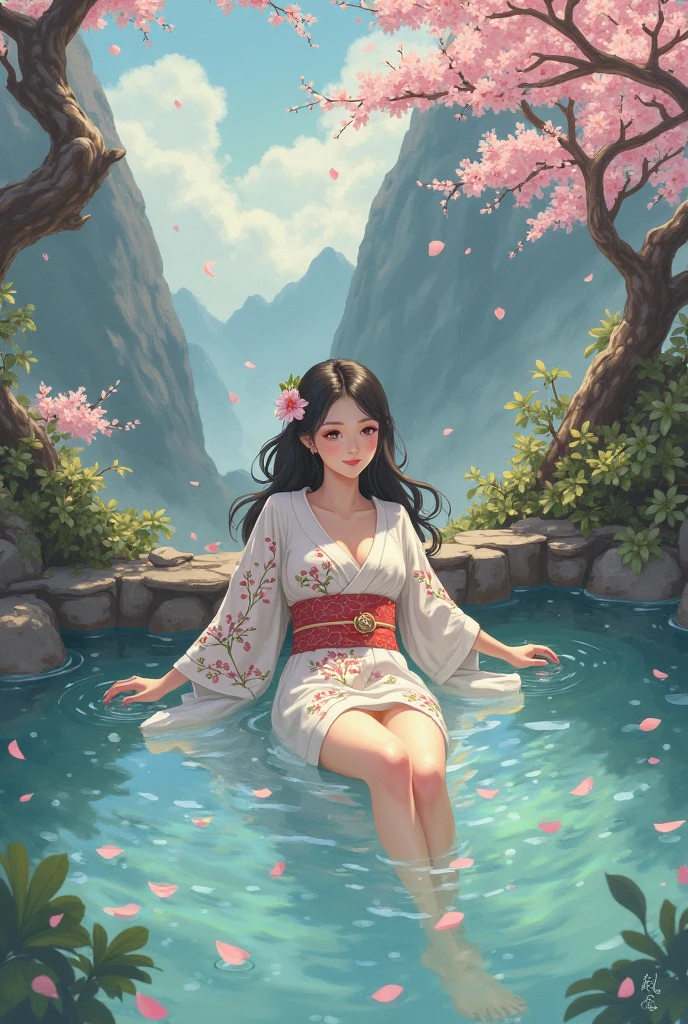 The eyebrows resemble early spring willow leaves,Often with rain hating clouds;The face is like a March peach blossom,Secretly with amorous moonlight。Slim waist,Restrained swallow lazy warbler;Sandalwood lightness,Crazy temptation peak。Emeralds look charming,The scent is beautiful。Wu Yuanniang saw her feet from her head,The wind blows down;Look at the head from the feet,The wind flows upwards。in the wind,Such as pearls in cement crystal disks;Language attitude,It looks like a red apricot branch。
