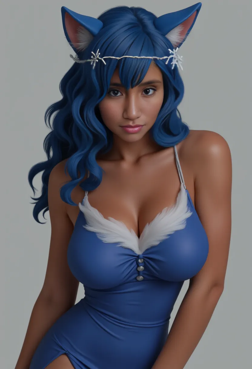 (((front view))), ((Masterpiece)), ((ultra high definition)), ((ultra high resolution)), ((full sharpness)), ((maximum quality)), ((Cinematic)), ((8k)), ((Smurfette)), ((identical to the cartoon)), ((chubby)), ((alone)), ((full body)), ((ultra detailed face)), ((ultra detailed eyes)), ((ultra realist eyes)), ((ultra detailed irises)), ((totally normal irises)), (((identical irises))), ((ultra delicate hands)), ((ultra detailed hands)), ((very small hands)), ((small hands)), ((ultra detailed fingers)), ((natural lighting)), ((very happy smile)), ((smooth skin)), ((natural skin), ((totally ultra realistic)), ((always repeat the same face)), ((always the same body)), ((always the same proportions)), ((always the same clothes)), ((looking at the camera)), ((natural colors)), ((insinuating)), ((luxurious)), ((luscious)), ((wearing blue lingerie))
