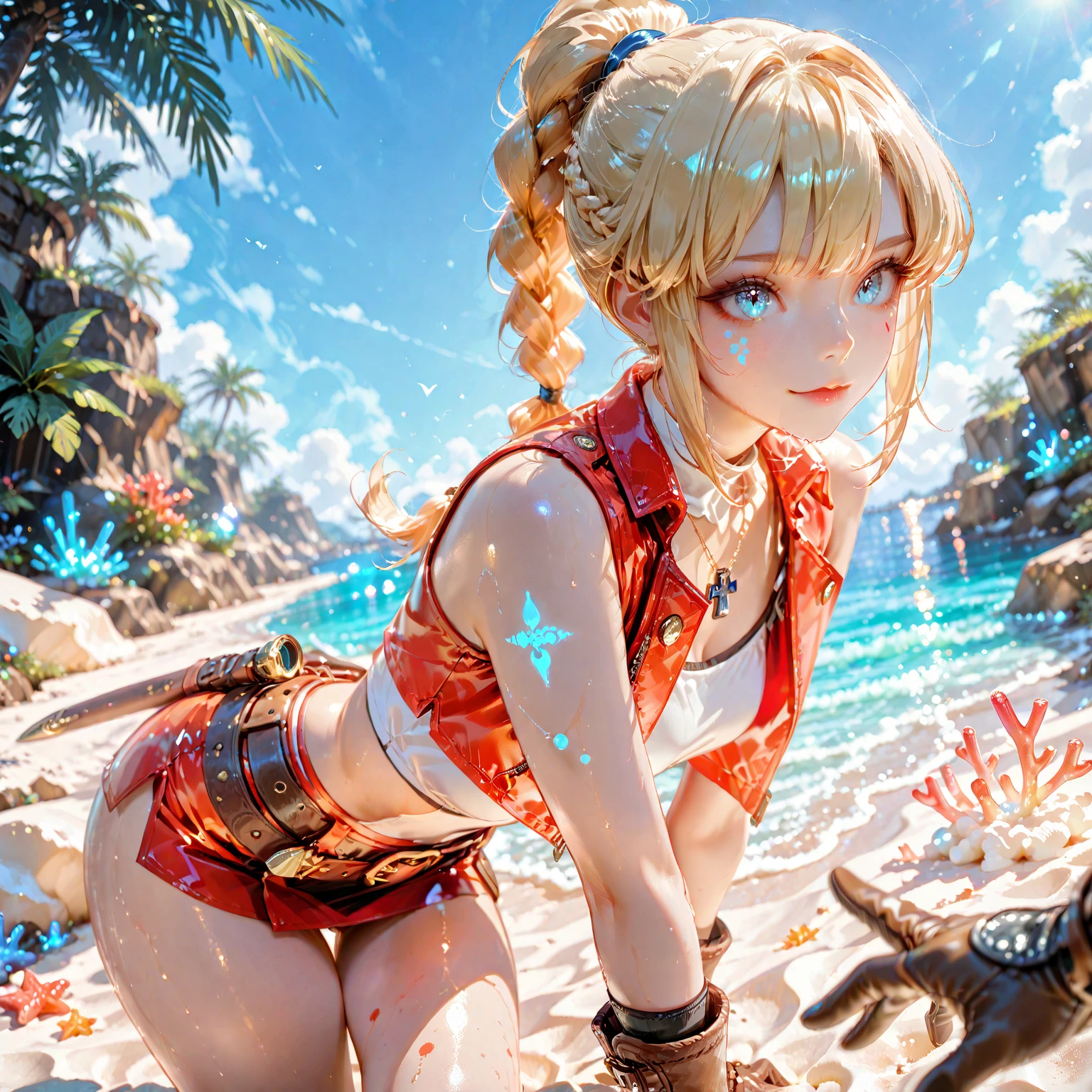 Deedlit cute little Elf ,(((little ,small tiny body,))),(((6 years old))),((little Elf with extremely cute and beautiful blonde hair)),(((Elf girl,anthro furry cute,Elf-girl))),(((Elf ears,Elf ears on head,big Elf ears))), (((flat chest))),(((blonde hair:1.35,messy blonde hair,colored inner hair,ear breathing,))),((heterochromia:1.5,eye1 yellow,eye2 orange,perfect eyes,upturned eyes:1.3,beautiful detailed eyes,finely detailed beautiful eyes:1,big highlight on eyes:1.2,slanted eyes)),(((lustrous skin:1.5,bright skin: 1.5,skin tanned,shiny skin,very shiny skin,shiny body,plastic glitter skin,exaggerated shiny skin,illuminated skin,wet legs))),(delicate detailed fingers,detailed body,detailed arms,human hands,(detailed face)), cute,slutty,,erotic,(((nsfw))), zettai ryouiki,revealing clothing,show skin,((rave shirt,neon shirt,rave mini-skirt,visible thong straps)),(wearing a rave outfit:1.3,rave clothes,semi-naked,with little clothing),((wet clothes,detailed outfit,detailed clothes)), (dynamic pose:1.0),solo focus,embarrassed,(centered,scale to fit dimensions,Rule of thirds), ((((cyberpunk city by the ocean,neon signs,puddles)))),stormy sky,threatening sky,dark clouds,((synthwave background theme,detailed background : 1.25)),((((night,nice lighting decorations,detailed architecture)))), (best quality,high resolution,sharp focus,ultra detailed,extremely detailed,extremely high quality artwork,(realistic,photorealistic:1.37),(extremely detailed CG),(very fine CG),((hyper super ultra detailed perfect piece)),flawless,(((masterpiece))),illustration,vibrant colors,(intricate),High contrast,Selective lighting,Double exposure,HDR (High Dynamic Range),Post-processing,Background blur,colors,(intricate),High contrast,Selective lighting,Double exposure,HDR (High Dynamic Range),Post-processing,Background blur, 3D rendering, varies multi etc. --v 6 --s 1000 --c 20 --q 20 --chaos 100