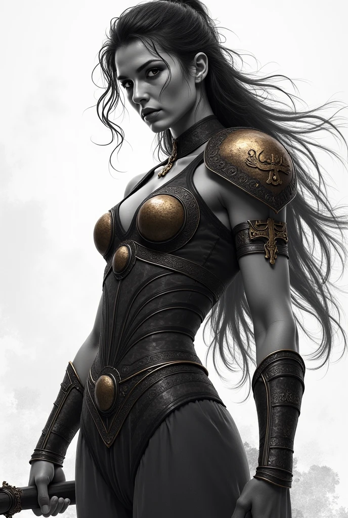(((mulher))), (((melhor qualidade))), (((obra prima))), (((adulto))), violeta, A 30-year-old gladiator woman with an athletic body, (((sozinho))), (((1girl))) , Gladiadores do Brooklyn, quase nua no estilo selvagem urbano de Simon Bisley para a capa da revista Heavy Metal, cabelos pretos com ponytail, Minimum clothing, Halftone viollet and white pattern, armadura, cheio de pontas e rebites, tatuagem Yakuza, (((do joelho pra cima))), cabelo bob haircut