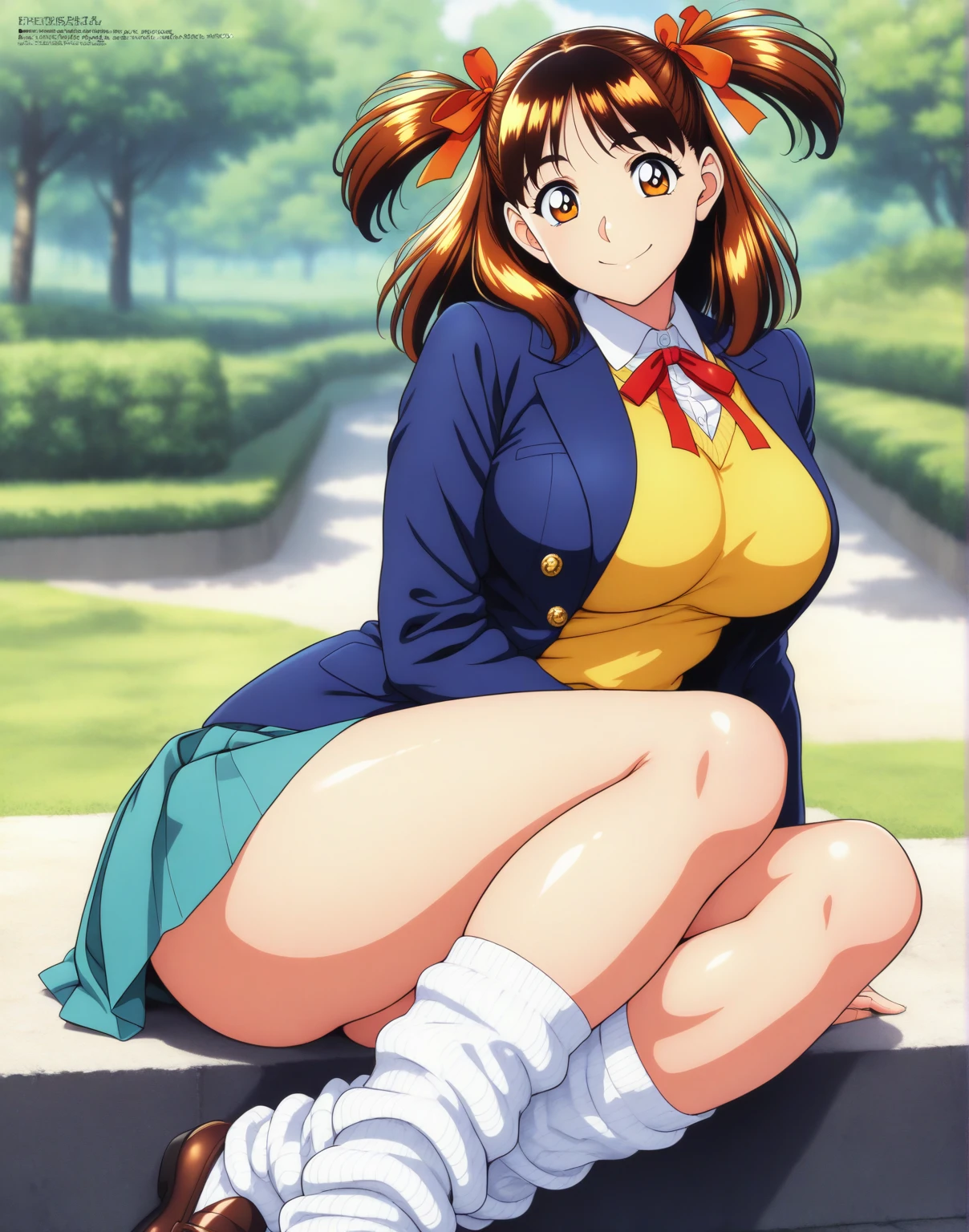 anime - style image of a woman in a white bra top and panties, seductive anime girl, marin kitagawa fanart, makoto shinka, rin, small curvy loli, anime best girl, sexy pose, smooth anime cg art, asuka suit under clothes!, cushart krenz key art feminine, ayaka genshin impact, zerochan art, white panties,cameltoe,full body,white pantyhose,squatting,pantyshot,å©ä¸,1girl,star earrings,solo,blonde hair,braid,medium hair,bangs,bright pupils,brown eyes,hair between eyes,white pupils,
metal collar,neck ribbon,white shirt,black ribbon,center frills,corset dress,blue dress,long sleeves,frilled skirt,medium breasts,collarbone,smile, blush,
mary janes,outdoors,grass,wind,wind lift,falling leaves,, Exquisite visuals, high-definition,masterpiece,best quality,, 18yo,Young female,Beautiful Fingers,Beautiful long legs,Beautiful body,Beautiful Nose,Beautiful character design, perfect eyes, perfect face,expressive eyes,
official art,extremely detailed CG unity 8k wallpaper, perfect lighting,Colorful, Bright_Front_face_Lighting,shiny skin,
(masterpiece:1.0),(best_quality:1.0), ultra high res,4K,ultra-detailed, (One lady)、(masterpiece)、(best qualtiy)、(ultra-detailliert)、(a high chroma)、(CG Illustration)、((Full Angle))、Female, 20 years old、Delicate beautiful face、(red blush)、(Wavy long hair、Dark blonde hair)、(dishevled hair)、((Shoulder top))、See-through clothes:1.3、((Black stockings))、(Pink Lace Panties)、(Dark blue pleated skirt)、(teats)、breasts of medium size,、((turned around))、(Woman sitting on the floor)、The best lighting、simple background
photography, 8K, HDR, highres, absurdres:1.2, Kodak portra 400, film grain, blurry background, bokeh:1.2, lens flare, (vibrant_color:1.2), (beautiful_face:1.5),(narrow_waist), ,NSFW,
