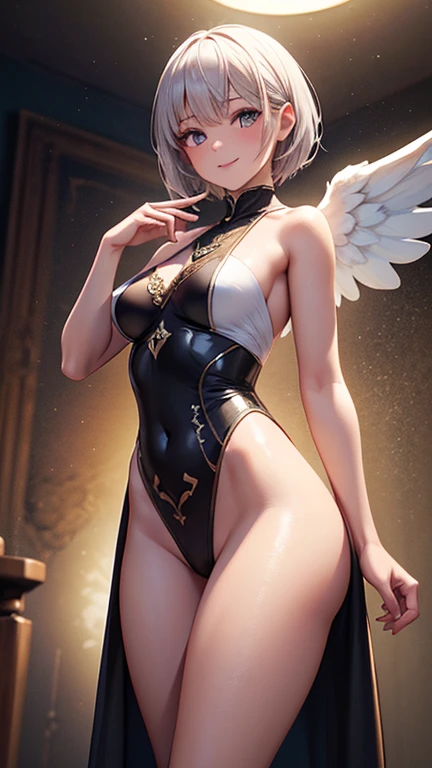 Beautiful Alluring female swashbuckler, Fantasy Theme, Bare Skin, at a port of a tropical island, leather straps, feathered hat, anatomically correct, cleavage, frilly socks and gloves, undressed, Beautiful D&D Character Portrait, swashbuckler theme, fantasy theme, Detailed, Digital Art, Extreme Detail, Polished, Beautiful, Hyperdetailed, Intricate, Elaborate, Meticulous, Anime Character, Detailed, Anime Face, Sharp Focus, Unreal Engine, 3d Rendered, Volumetric Lighting, Reflections, Glossy, Digital Illustration, Sensual Pose, Suggestive Pose, Full Body Shot, naked, nude, visible niples, puffy vagina 💖❤💕💋❣