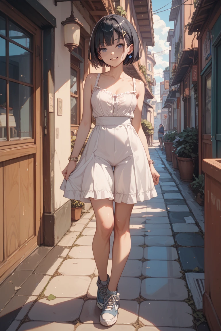 (masterpiece, best quality:1.1),
(popart style),flat color,(2girls),cute face,tween,enjoy trip,(Sorrento),Italy, beautiful detailed scenery, beautiful lighting,very happy,dynamic pose,photographic portrait, sharp,Illustration by okama,