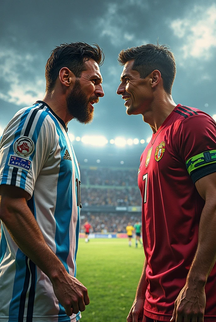 GENERATES MESSI AND CR7 KISSING