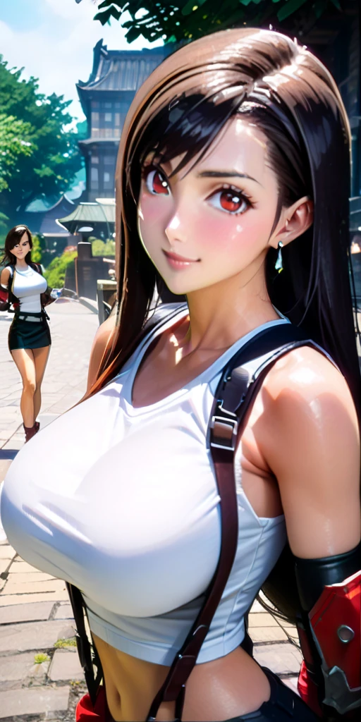(((((tifa lockhart,Final Fantasy 7:1.5))))),((Highest quality、masterpiece、anime style、best quality、high resolution、8k、detailed、ultra-detailed:1.3))、Long legs:1.2, Beautiful woman with perfect figure:1.4、(Smiling:1.2), double eyelid、30-year-old female、((((One Woman,beautiful face,Beautiful face、Outdoor,upper body:1.5)))),Big Breasts、High resolution, accurate, Anatomically correct, High-resolution model, high quality, Very detailed, Ultra high definition、Black Hair、Straight Hair、Long Hair、swimwear、poolside,bikini