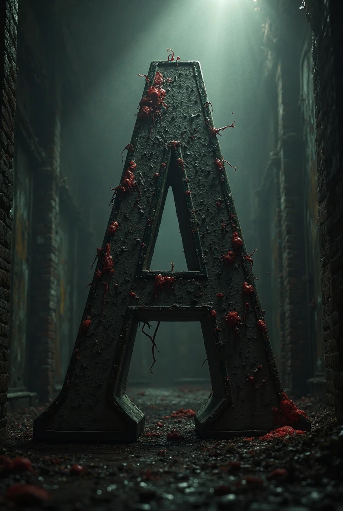 create horor ,abstaract,dark, animated the back ground and the letters are clearly visible logo for Airdrop.et