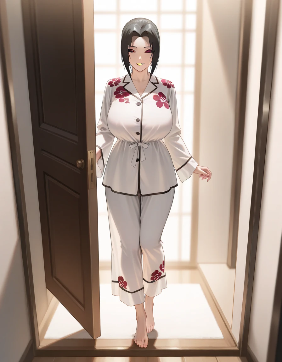 In the old castle,A beautiful lady sitting by the window,Looking out the window at the poignant moonlight,Her body proportions are impeccable,Tears welled up in the corners of his eyes,Wear transparent pajamas,She looks clear,Perfect finger proportions