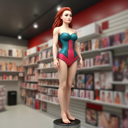STICKER (best quality, masterpiece, highres:1.3), (solid outline:1.2), absurdres, women full view, large breasts, star eye, Starfire, Superhero, blush, red eyes, red hair, purple costume, naked, see thru, milf, full body portrait, cowboy shot, no background, looking up, perfect face, detailed face, bangs, perfect body, beautiful eyes, pretty face, bright skin, idol, shoes, cleavage, face view, ass view, side by side, sexy stockings, unbutton top, panties, full body, shoes visible, standing up, holding her breasts, naked top,