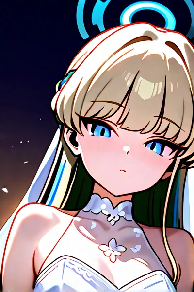 beautiful cute girl,((blonde hair:1.2)),(Medium wave hair:1.1),(blue eyes:1.2),(princess:1.1),(camisole:1.25),(White Nun costume:1.25),((lace:1.2)),kiss Face,(Chapel:1.25),close-up Face.