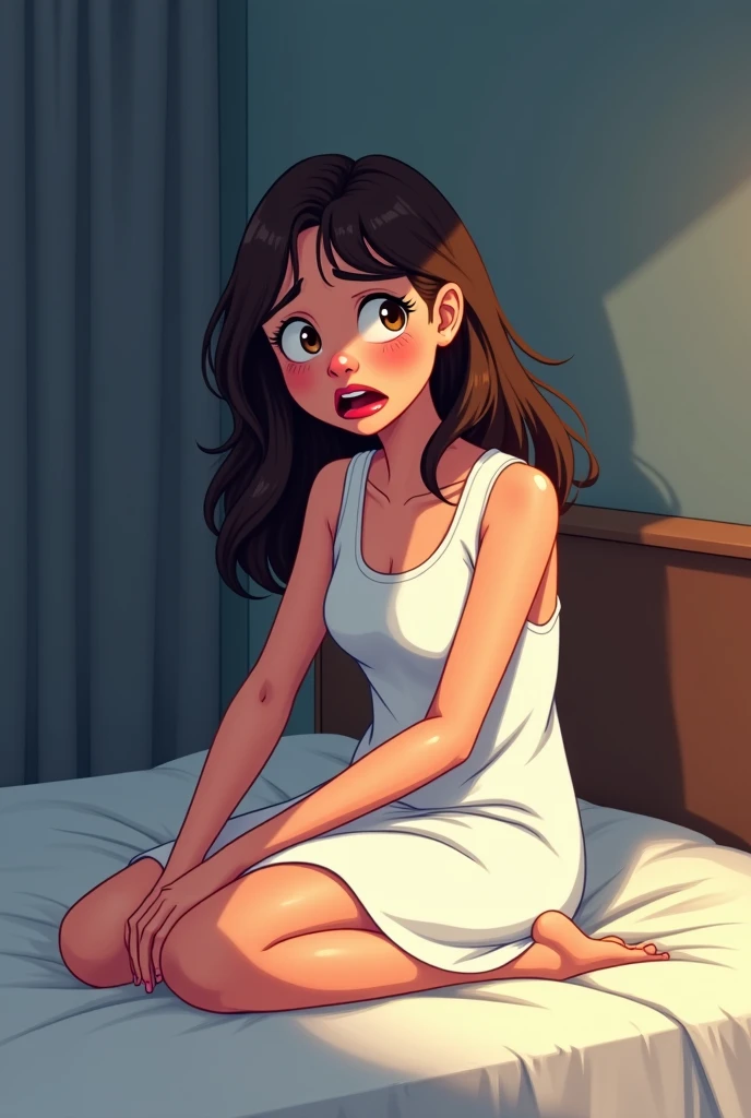 A girl who is offended by her hosband