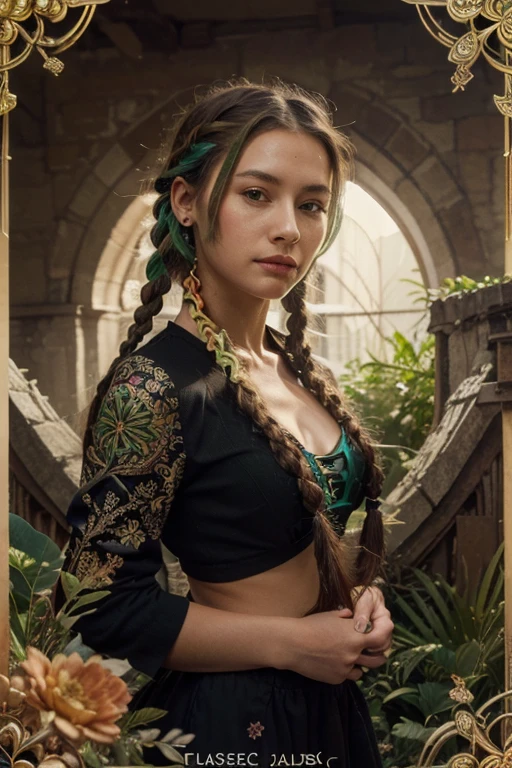 elf, Man, Battle Monk, black hair tied in a ponytail