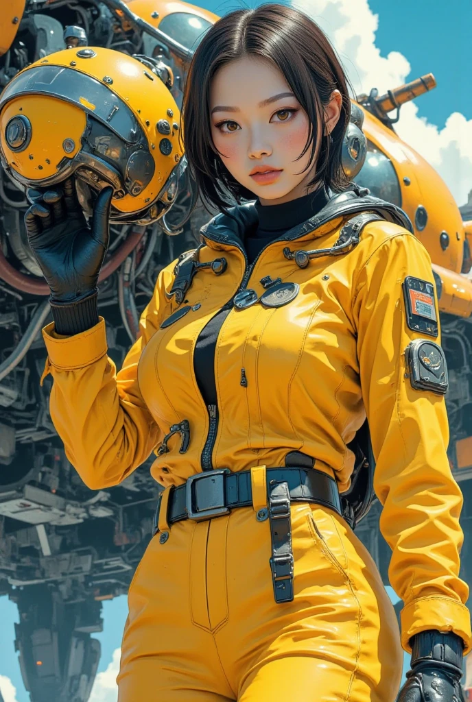 breathtaking , highly detailed, 8k, (masterpiece,best quality:1.5), Anime, Stipple in Rossdraws, Ian McQue, Michael Garmash style Medium Shot of (fantastic girl:1.3) of Acid, Savage Wilds, Majestic, Retro-Futuristic, trending on Artstation, a masterpiece, Adobe RGB . award-winning, professional, highly detailed