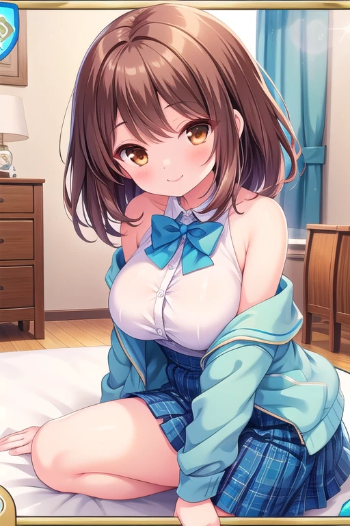 8k, raw photo, masterpiece, extremely detailed, best quality, professional lighting, high res, beautiful girl, only 1 girl, (tall height), 21 years old, BREAK (lulu suzuhara), blue eyes, brown hair, short cut hair, hair ornament, hair over one eye, x-shaped hair clip, hair ribbon, bow tie, pink sweater jacket, black and pink stripes skirt with a bow, long skirt, (wavy mouth:1.3), BREAK (thin eyebrows, narrow eyebrows, downturned eyebrows), kindness smile, (humble girl, timid girl, modest girl, humility), (no lips), BREAK university, lecture hall BREAK ((nsfw)), beautiful girl, high quality, (looking up the viewer), lewd smile, bitch, lewd, blush, (a girl begs the viewer to have sex with herself), (she has very strong sexual desire), sweat drop, shame, drool, love juice, tits, D cup tits, nipples