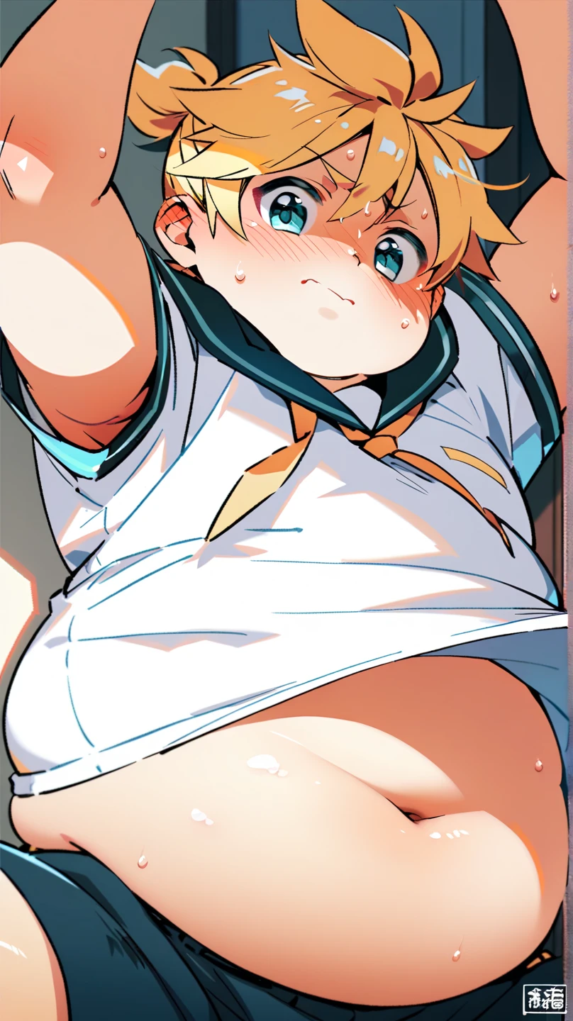 score_9, score_8_up, score_7_up, source_anime, ((shota)), 2boys, huge penis, pov, anal fuck, mounted, mounting, sex, from behind, doggystyle, mounted sex, gay anal, huge penis, anal, anal sex,indoors, kneeling, on knees, worship, cock worship, huge penis, looking at viewer, pov, femboy, otoko no ko, ikuchan, giant penis, ginger hair, blue eyes, gym shorts, crop top, sweaty clothe, wet clothes