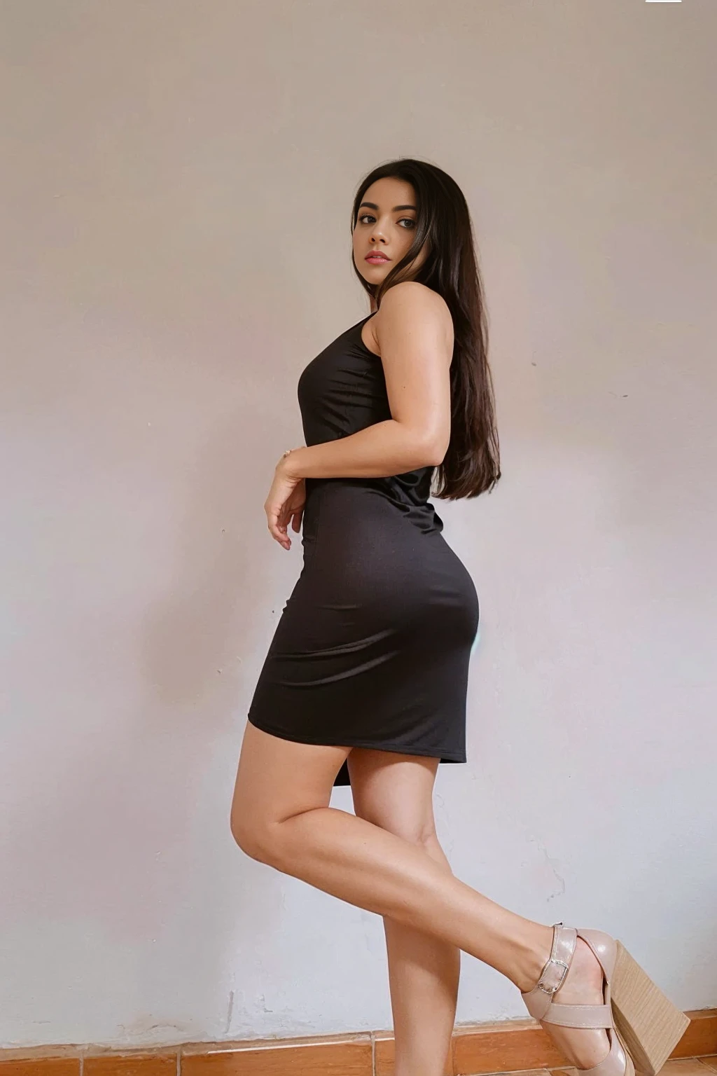 Una mujer con un vestido verde posando para una foto, Amouranth, vestido ajustado, joven hermosa Amouranth, vestido verde de cuerpo entero, better known as amouranth, full body photoshoot, 2 4 year old female model, Imagen de cuerpo entero, vestido sexy, vestido ajustado, full body pictures, Figura curva de reloj de arena, Joven linda de cuerpo completo