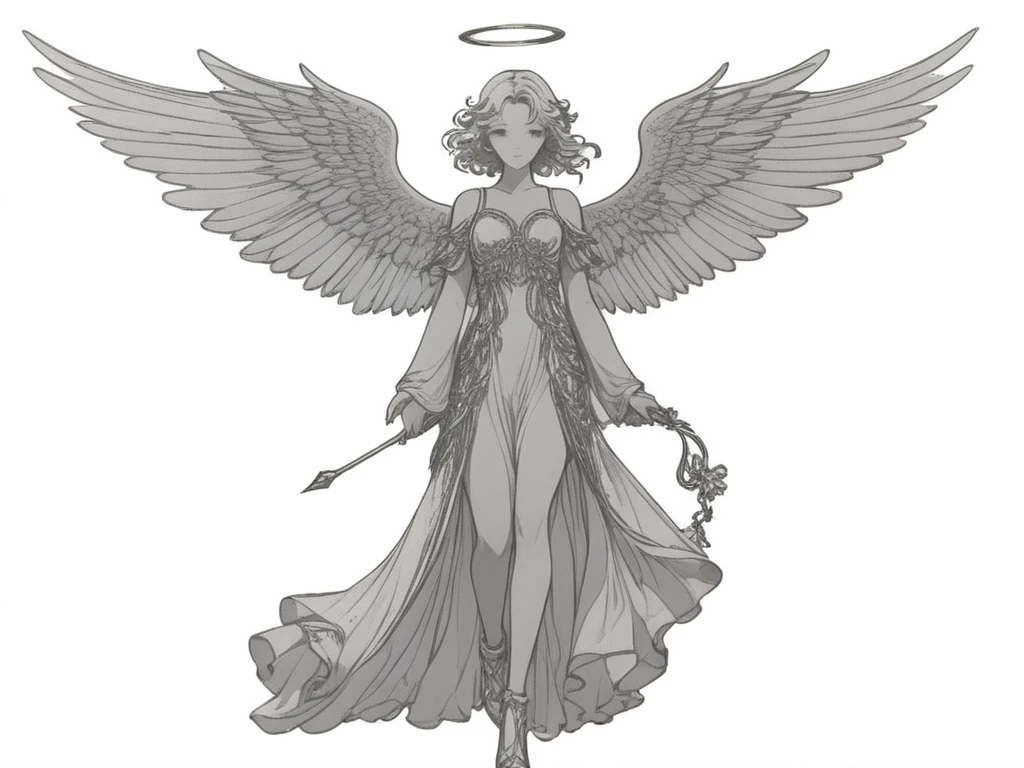 Draw a woman with a bird and a bird on her shoulder, intricate manga drawing, Detailed fantasy illustration, steampunk angel, pencil and ink manga drawing, detailed intricate illustration, fantasy painting of, black and white detailed sketch, intricate detailed illustration, clean ink detailed line drawing, great digital art with details, intricate details illustration, mechanical angel, pen and ink illustration