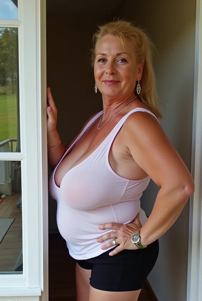 looking 60 years old, beautiful white milf, curvy and seductive, with big breasts and big ass,,,,,, with the mouth open, screaming sexy shovel,,,,,,,,,,,