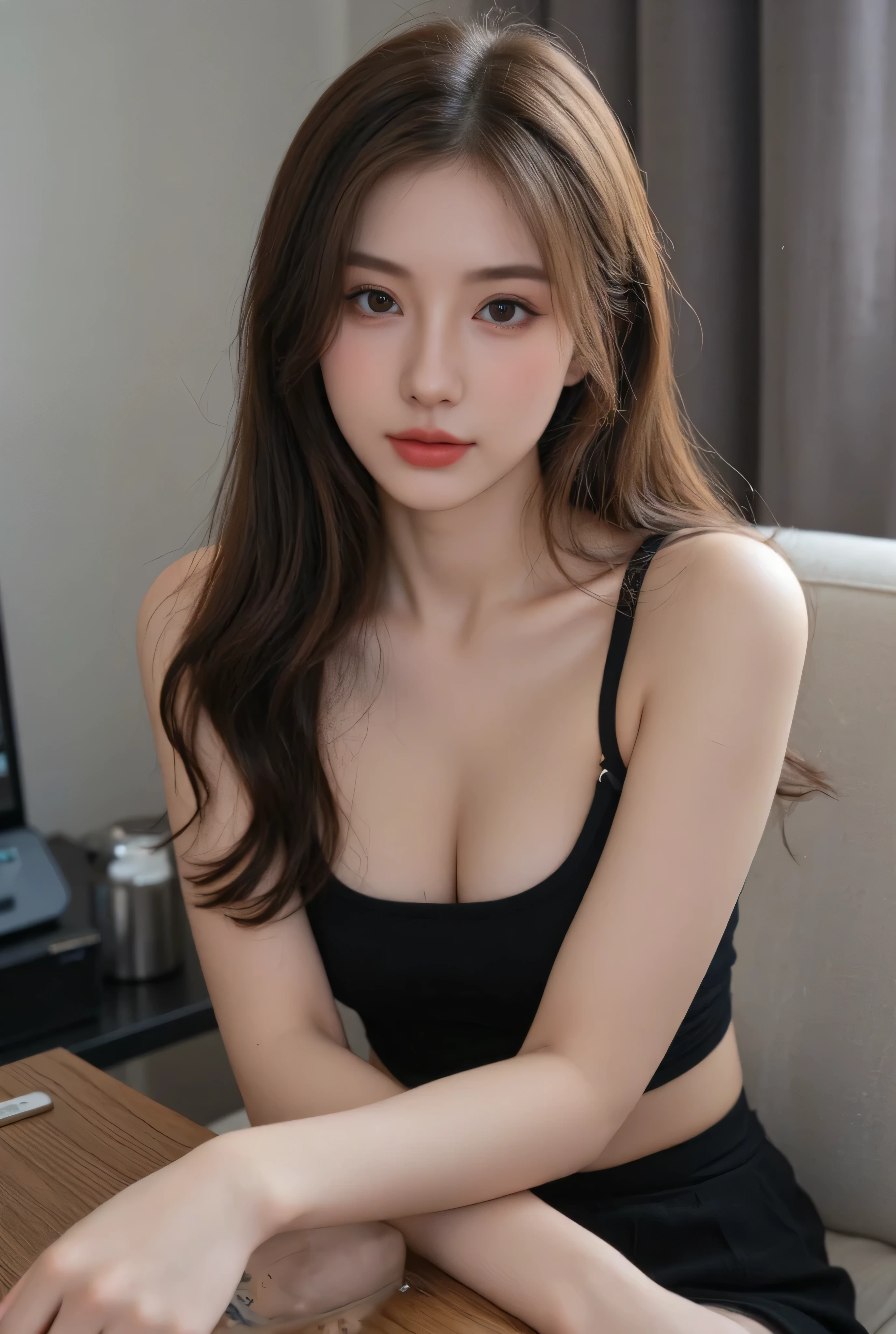 Best Quality Detail:1.2, realisitic, 8K UHD, hight resolution, 1girl in:1.2, The ultra-detailliert, High quality textures, intricate detailes, detaileds, Very detailed CG, High quality shadows, Detail Beautiful delicate face, Detail Beautiful delicate eyes, depth of fields, Ray traching, masterpiece, best quality,ulzzang -6500-v1.1:0.6, pureerosface_v1, Pretty korean Girl, Korean Urzan Face:1.1, milf, 28 year old woman,short neon orange hair,shiny_skin,thin_waist,gigantic breasts,wearing dark red bra with hot pants, 4K, 8K UHD Full Color RAW Photos, Fuji Film(Medium format:1.2), Hasselblad:1.2, Carl zeiss:1.1, Incredible dynamic range photography(UTIL_Art by Smoose-768:1.1), hight resolution, High pixel count, clear details, crisp image, Natural color reproduction, Noise Reduction, High fidelity, qulity, Software Improvements, Upscaling, Optimized algorithms, Pro-level retouching,crowd:1.1,depth of field,looking at viewer,random sexy pose playing pc gaming,random sexy pose playing at gaming pc setup