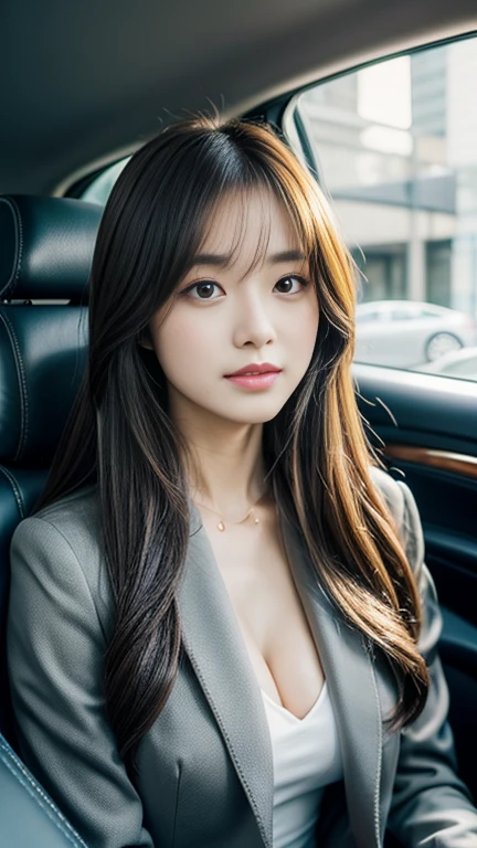 (masterpiece), 最high quality, Expressive eyes, Perfect Face,Cleavage,Cute face,Beautiful Face,double eyelid,Supermodel,Sexy pose、Jacket、Perfect Anatomy、Beautiful and mysterious,high quality,Realistic,Japan,Beautiful woman,gravure,fashionable 、moonlight、outside、Professional、clear々A good night、The wind is blowing、